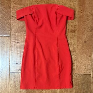Forever 21 Off-Shoulder Red Dress